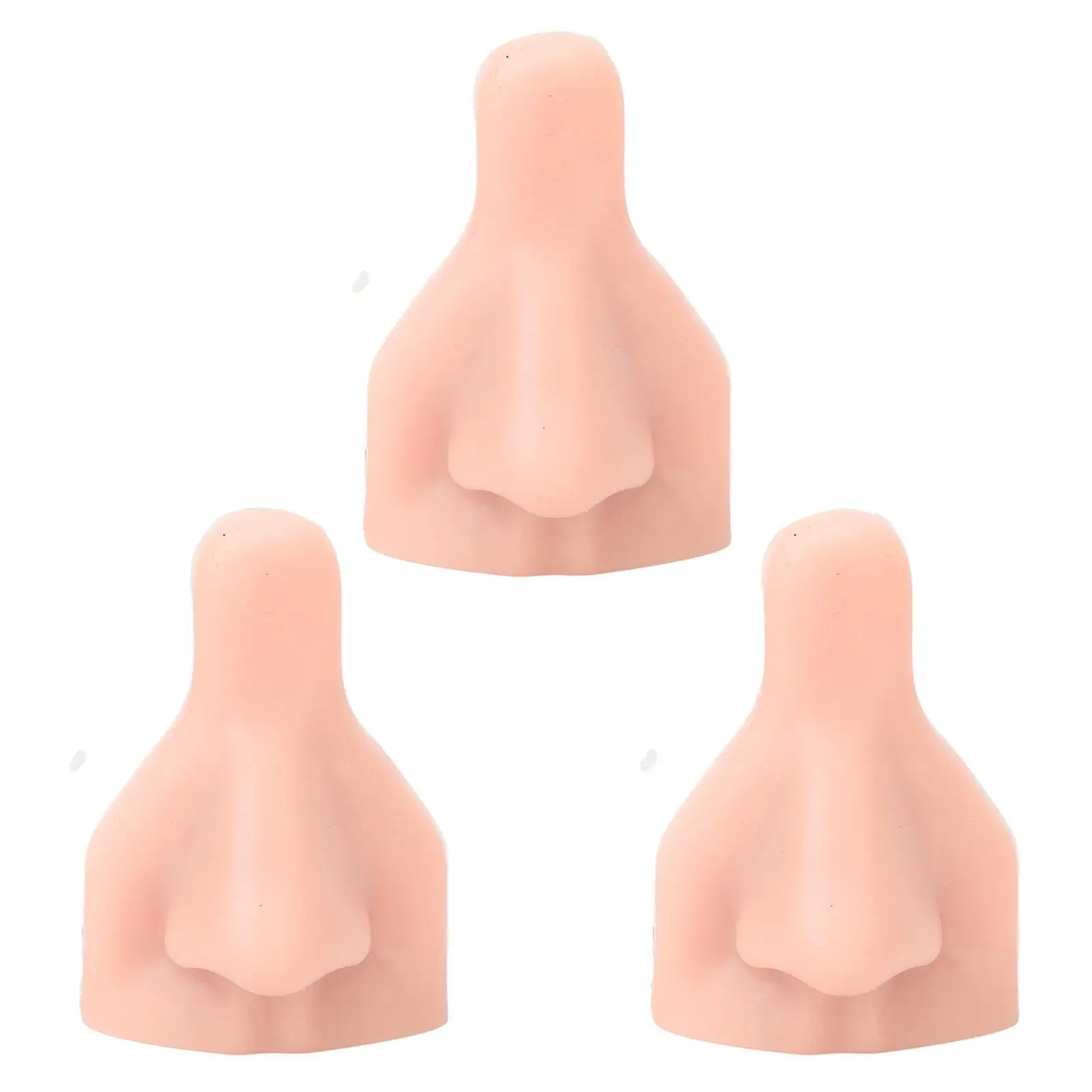 

Flexible Silicone Human Nose Model for practice - Realistic Soft Anatomy Teaching Tool