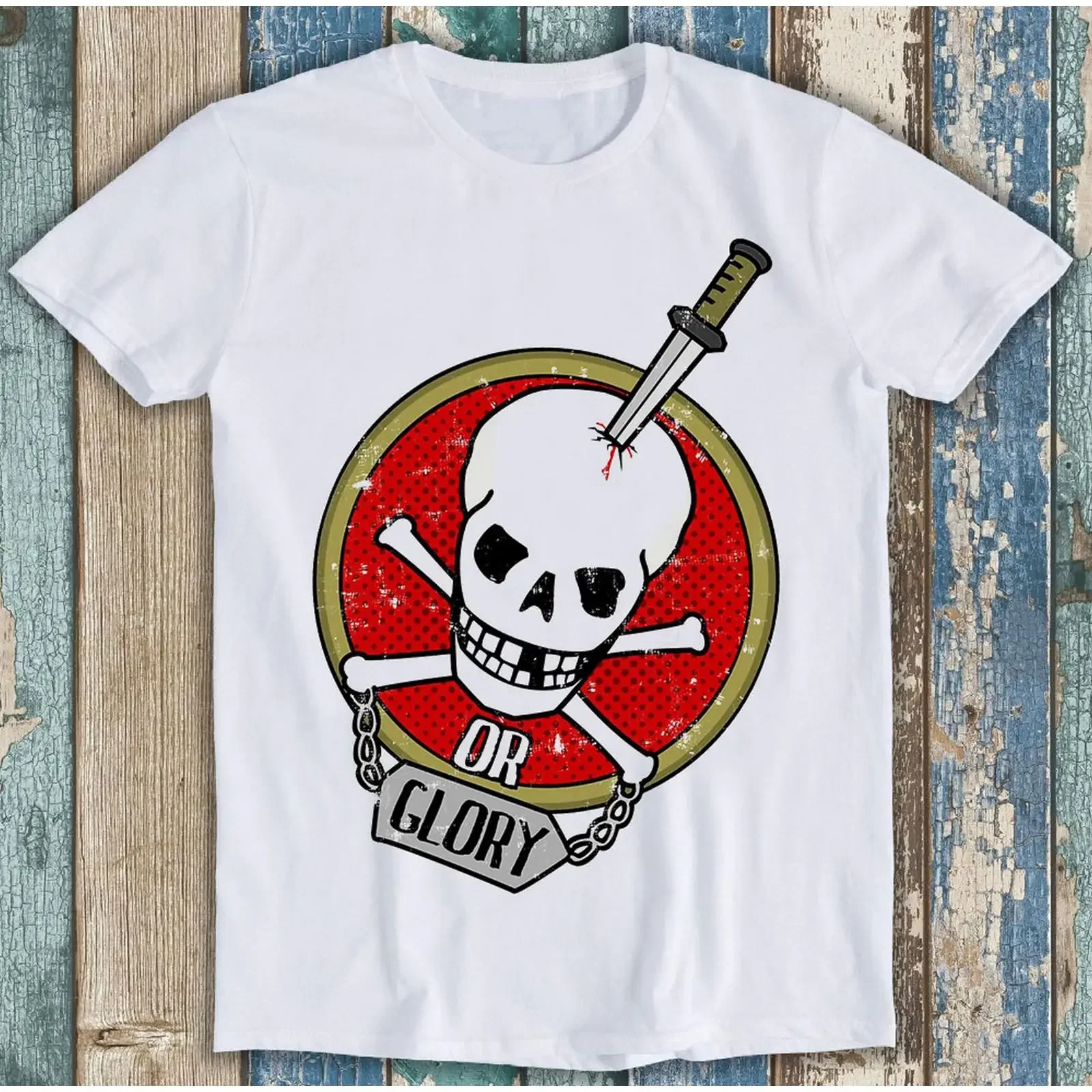 Smile Sugar Skull Skeleton Death or Glory Face Best Seller Funny Meme Top T Shirt T1521 vintage Washed designer clothes homme