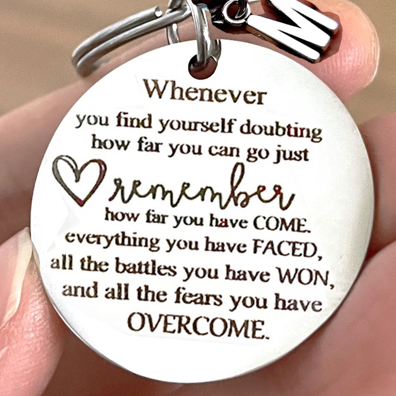 Keychain Gifts  for Women Men Awareness Gift Friend Inspirational Stay Strong Gifts