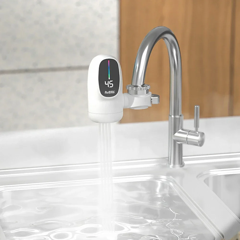 Kitchen  Instant  Water Heater Faucet Three Seconds Heating Intelligent Digital Display Hot And Cold Dual Use Faucet