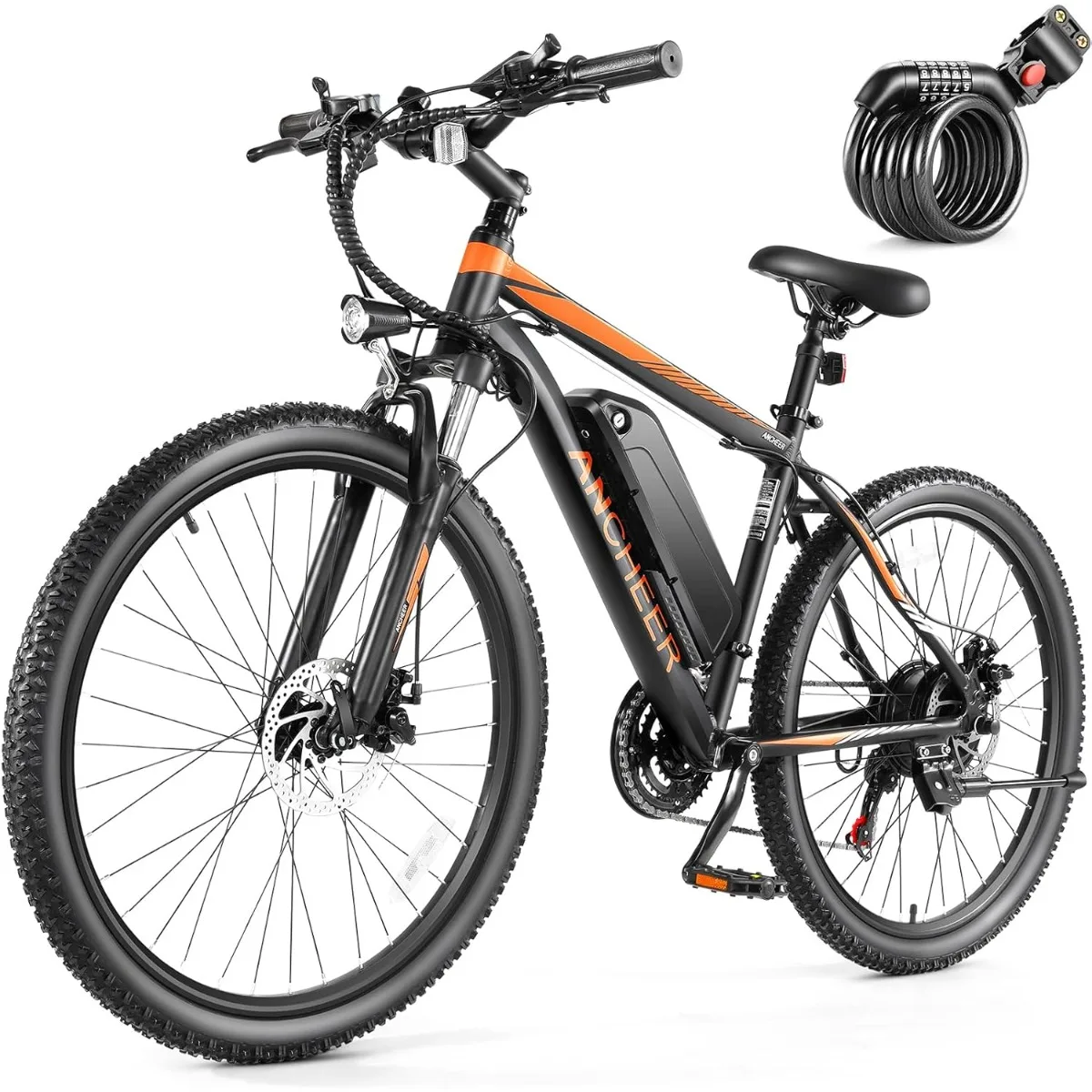 

Electric Bike for Adults, [Peak 750W Motor] Electric Mountain Bike, 26" Sunshine Commuter Ebike, 55 Miles 20MPH Electric Bicycle