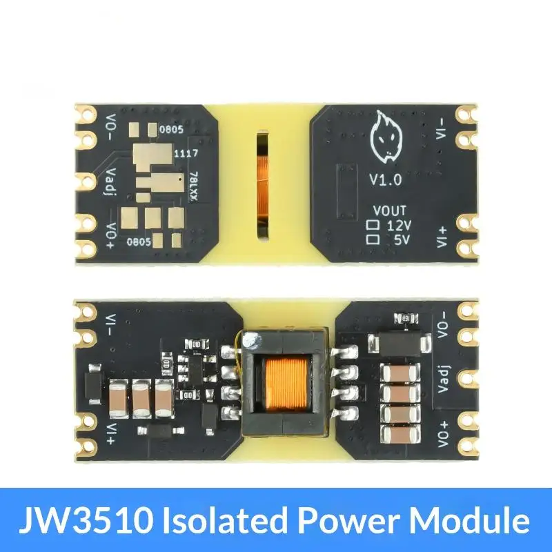 Long Lifespan Isolated DC-DC Boost Converter Module 3-42V Input to 5V 12V Output 1PCS for Marine Electronic Equipment Use