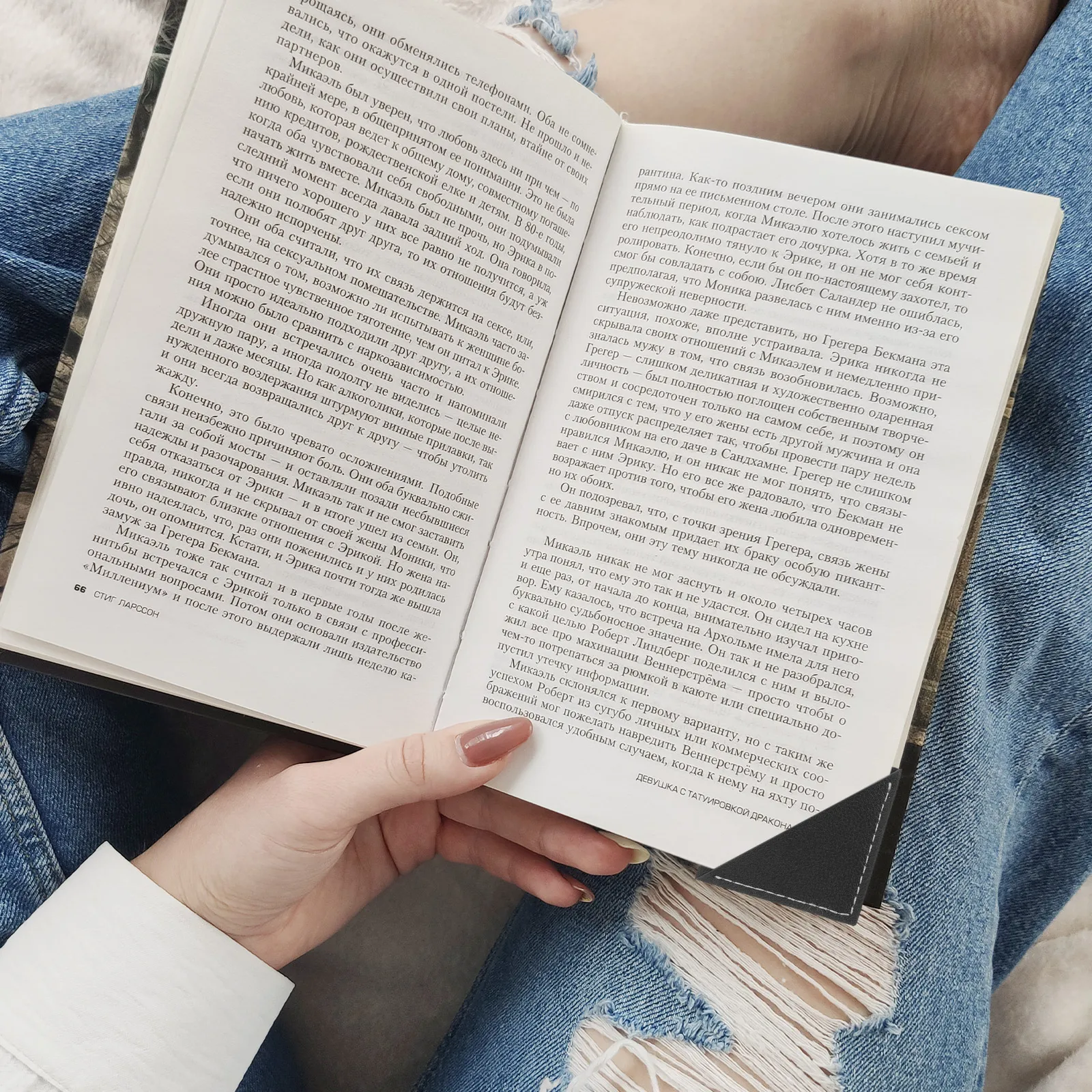 

3 Pcs Bookmarks Stylish Handmade Corner Bookmark Black PU Page Marker for Students Books Gift Reading Notebook