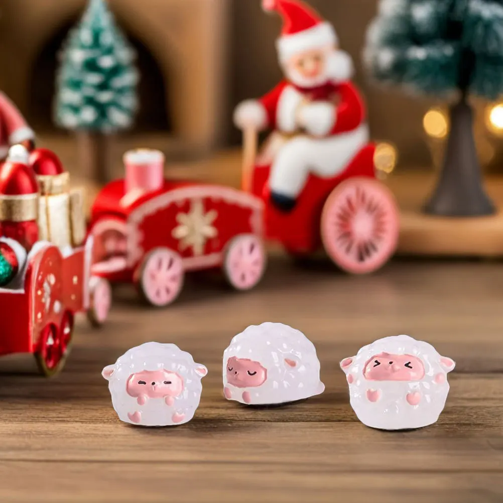 

12Pcs Glow in The Resin Decorations Miniature Micro Landscape Fairy Garden Accessories DIY Crafts Night Light Effect