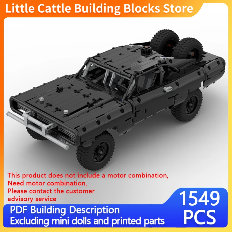 Furious Movies Model MOC Building Bricks Off-Road Modified Vehicle Modular Technology Gift Holiday Assemble Children Toy Suit