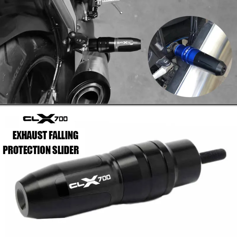 

For CFMOTO CLX700 CLX 700 2021 2022 Motorcycle accessories Frame Slider Anti Crash Caps Exhaust Slider with logo