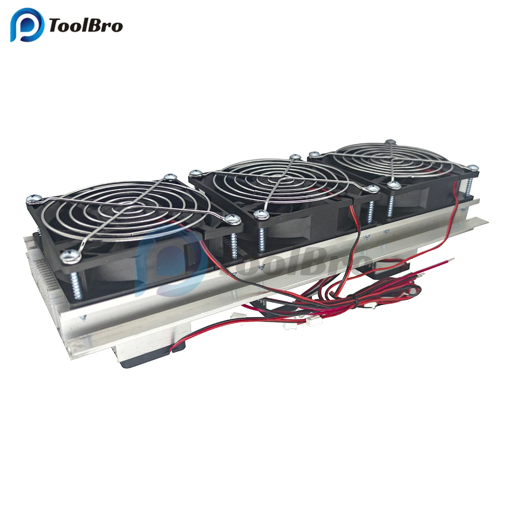 180W 15A Peltier Cooler Semiconductor Refrigeration Cooling System Air Conditioner Water Cooling Air Condition for Fish Tank