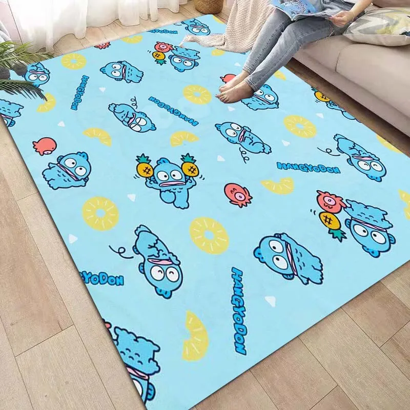 

Hangyodon Cartoon Carpet Sanrio Fashion Soft Fluffy Carpet Children's Room Bedside Floor Mat Bathroom Non-slip Mat-1