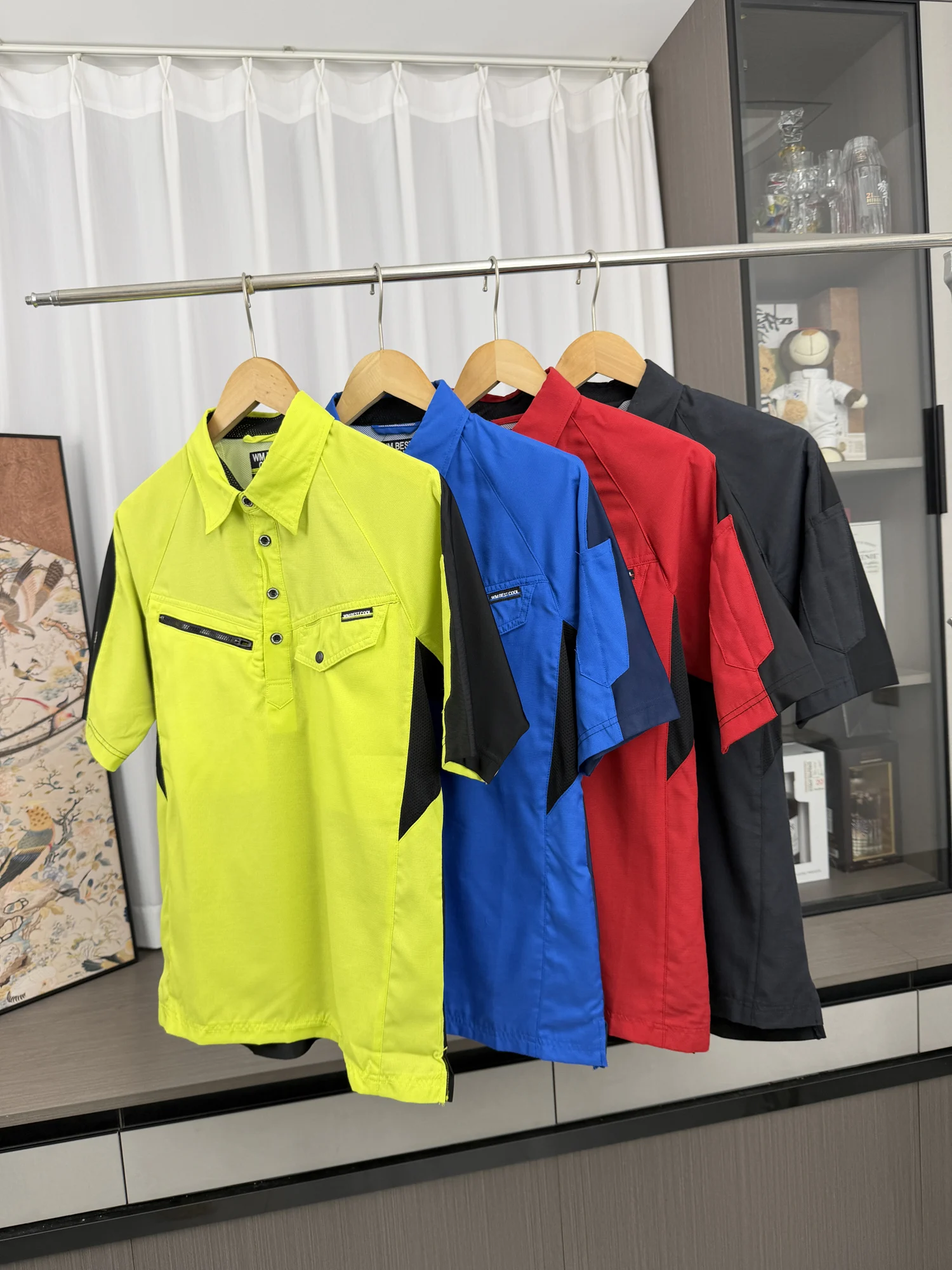 Men's Summer Outdoor Workwear  Shirt Quick Dry Cold Sensation Multi Pocket Breathable Short Sleeve Fashion Urban Style