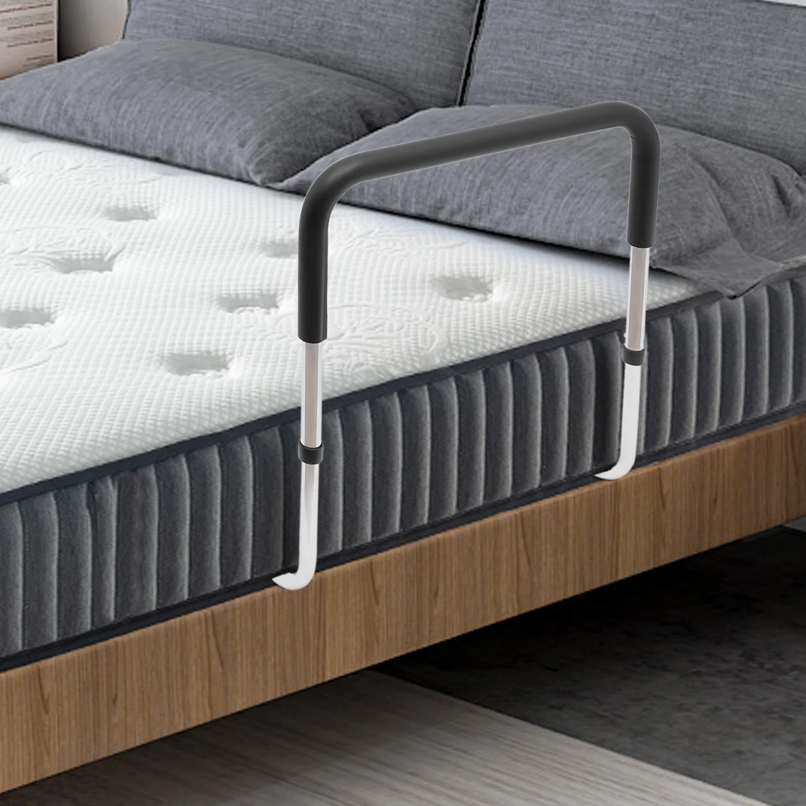 Bed Rail for Elderly Adults Bedside Fall Prevent Grab Bar for the Senior Height Adjustable Bed Assist Rail Fits Full Twin Bed