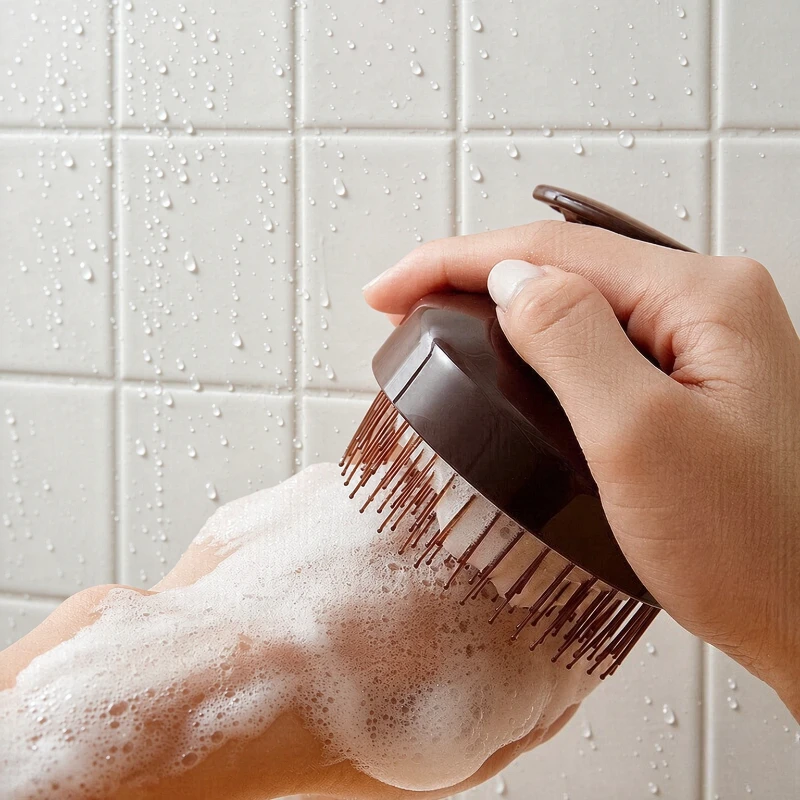 Adult Scalp Shampoo Brush Hair Washing Massage Comb Head Scrubber for Shower Home Daily Hair Care Relaxation Use 두피 샴푸 브러시