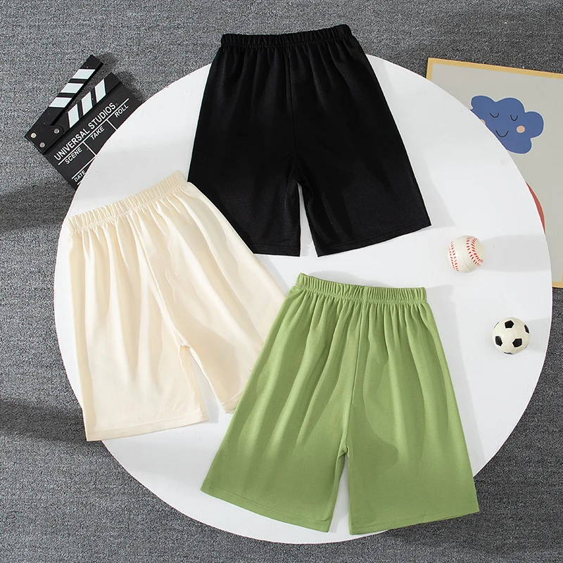 3-piece set of children's summer multi-color combination quick drying breathable shorts for boys and girls, casual sports pants