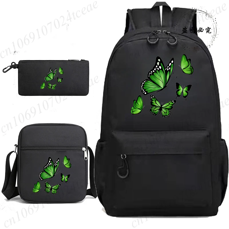 

Travel Backpacks Schoolbag Teenage Watercolor Butterfly Cute Schoolbag Shoulder Backpack Large College Bookbag Mochila Bookbag