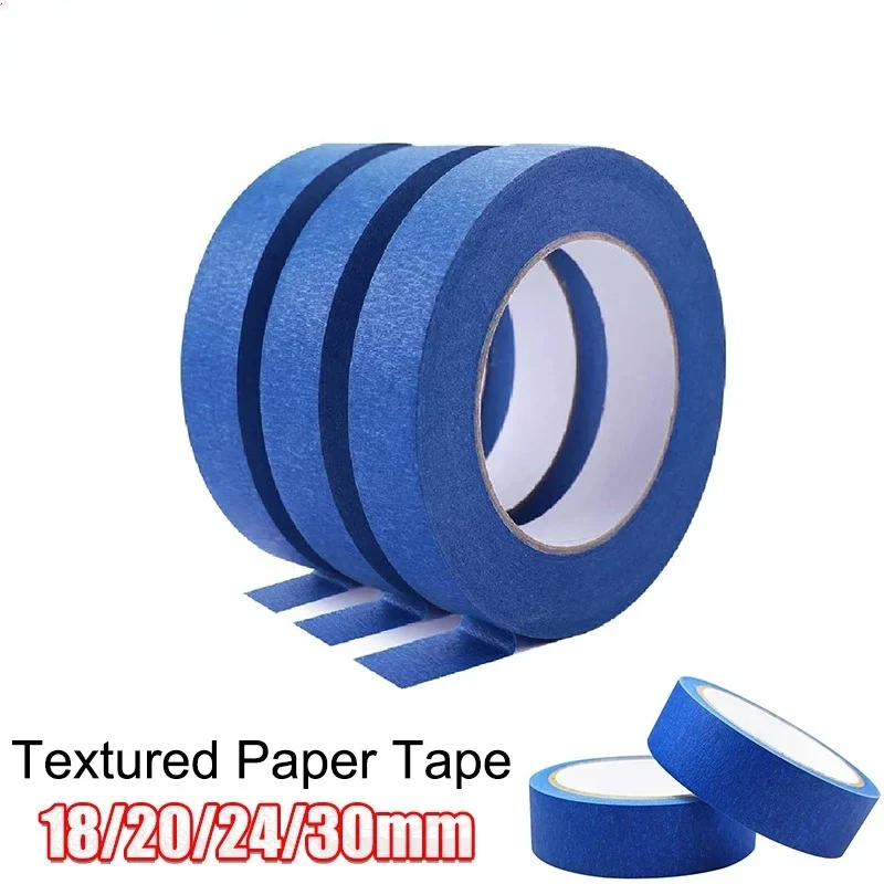 20M Blue Painter Car Adhesive Tape Dispenser for Painting Ceiling Free Masking Ladder Edges Pads Trim Wall Finishing Roof Clean