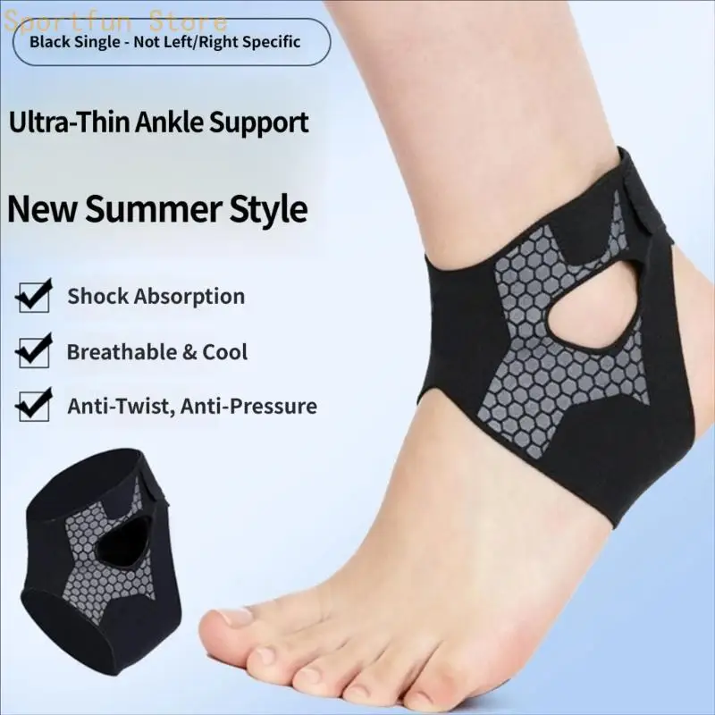 Ankle Support Sleeve Pair for Daily Exercise and Running, Open Heel Ankle Joint Support Brace for Gym Training Left or X7JD