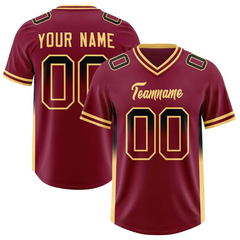 

Custom Football Shirts Custom Team Name Number Practice Personalized Red Jersey for Men Youth Women Kids