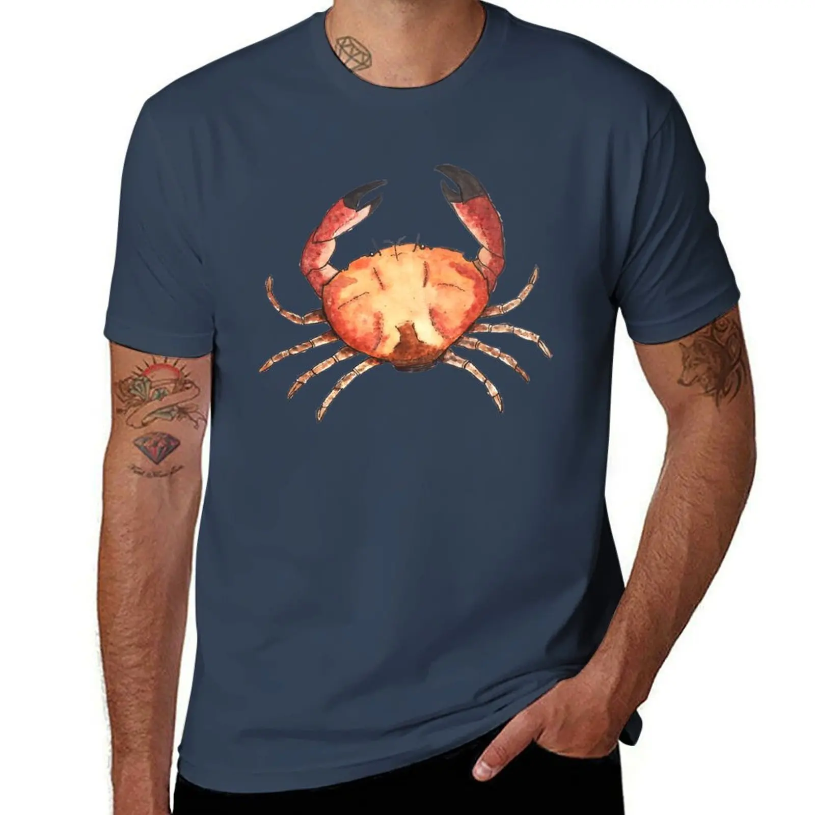 Crab: Fish of Portugal T-Shirt cute clothes Funny t-shirts men t shirt