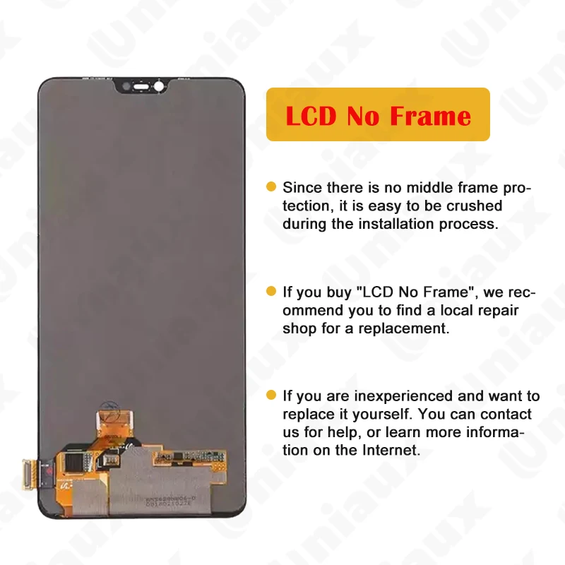 Original LCD Display with Frame, Touch Screen Digitizer Assembly, OPPO R15, PAM00, CPH1835, 6.28\