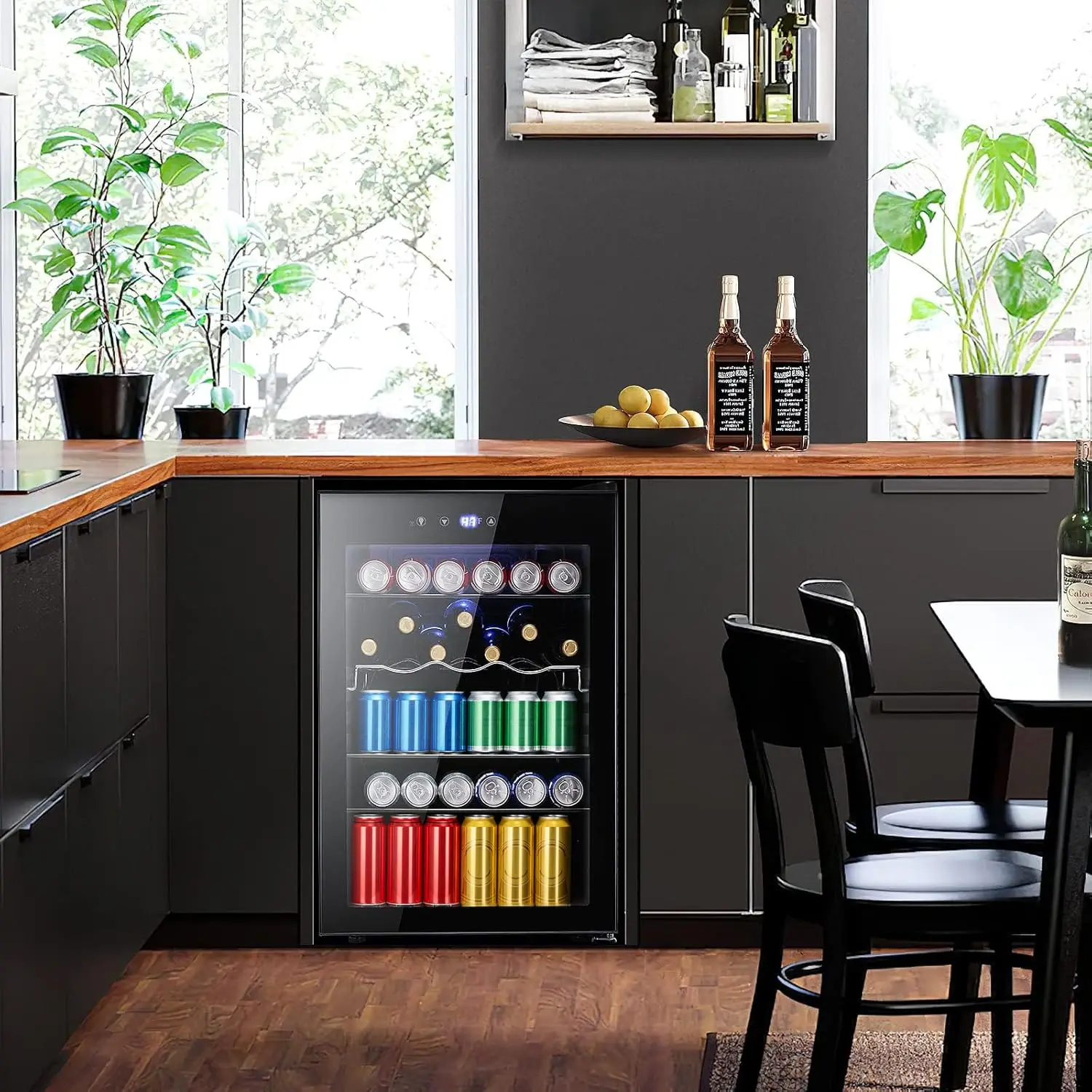 4.5 Cu.ft Beverage Cooler, 145 - Wine Beer Mini Fridge 评论和价格