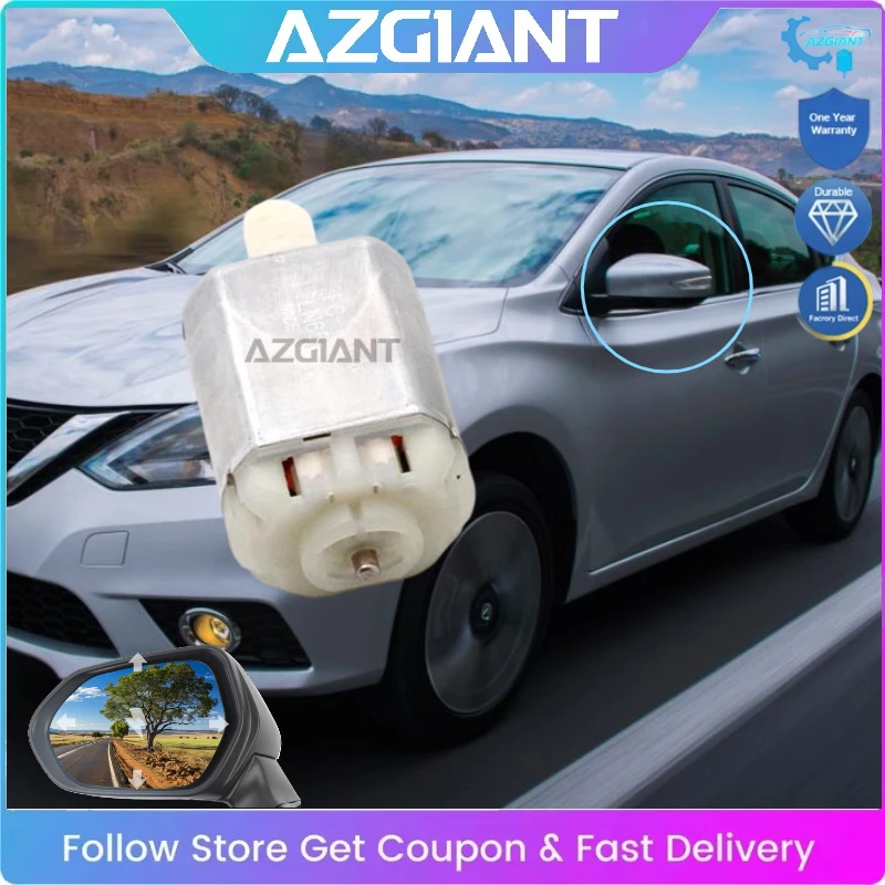 

AZGIANT Car Side Rearview Mirror Adjust Actuator Inner Motor for 2013-2019 Nissan Sentra Original Parts Replace Safe Driving