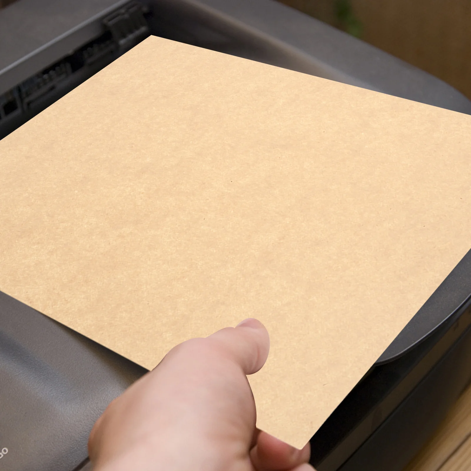 50Pcs A4 Paper Sheets Parchment Retro Paper for Certificate and Diploma 90g (Light Brown) light color paper