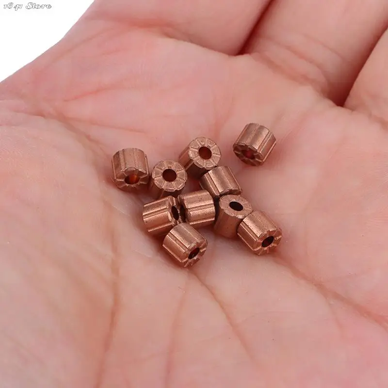 NEW 6 Styles 10pcs Copper Base Powder Metallurgical Parts Powder Metallurgy Oil Bushing Porous Bearing Sintered Copper Sleeve