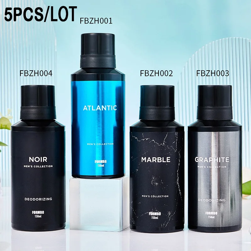

5PCS / LOT Men's Deodorant Spray - Long-Lasting Freshness, Odor Eliminator & Sweat Protection, Light Fragrance for Underarm Care