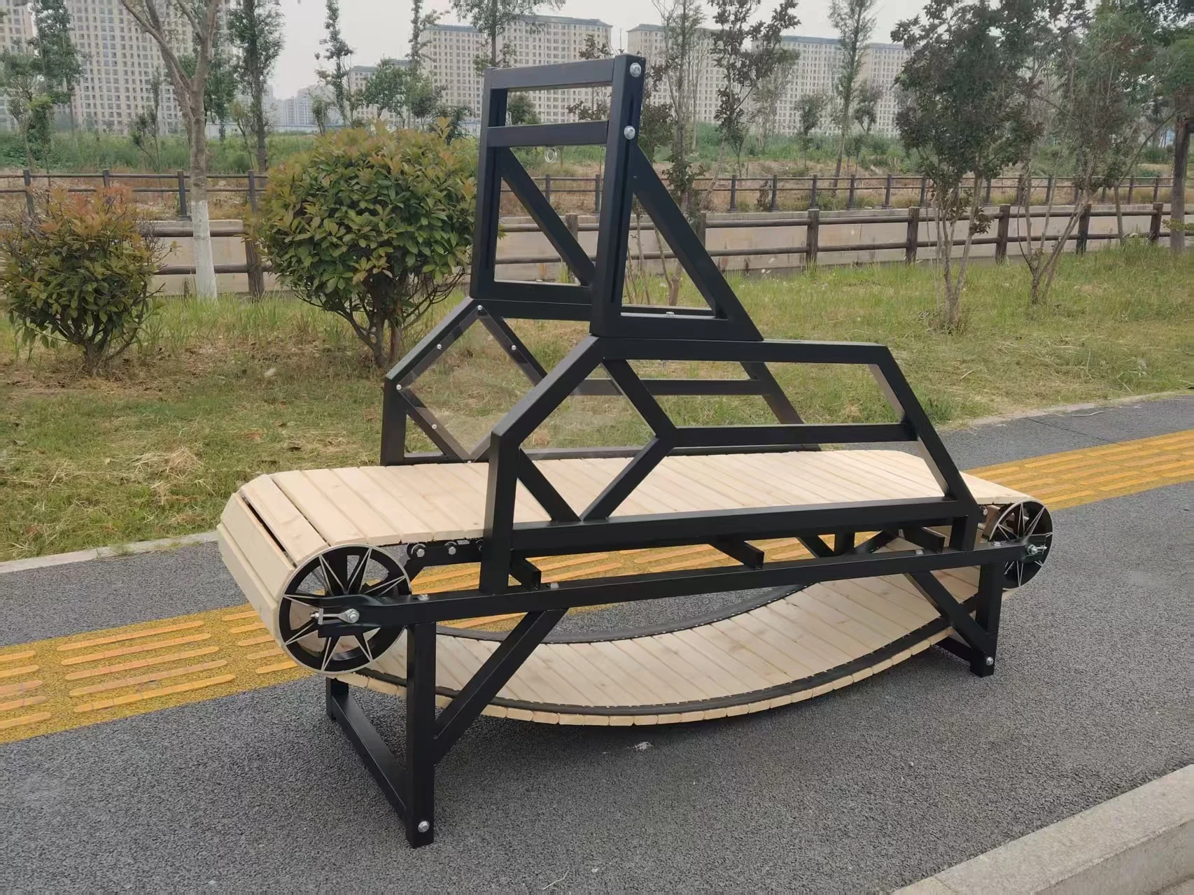 BunnyHi GPBJ001-1 New Style Customized logo Big Dog Slatmill Machine Treadmill Running Dog Treadmill for Dogs Walking Machine