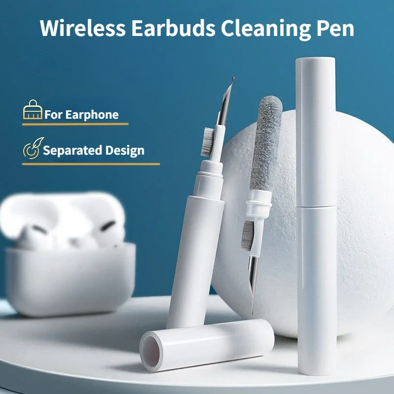 Cleaner Kit for IPhone 15 Computer Pad Earbuds Cleaning Pen Brush Bluetooth Earphones Case Headset Keyboard Phone Cleaning Tools