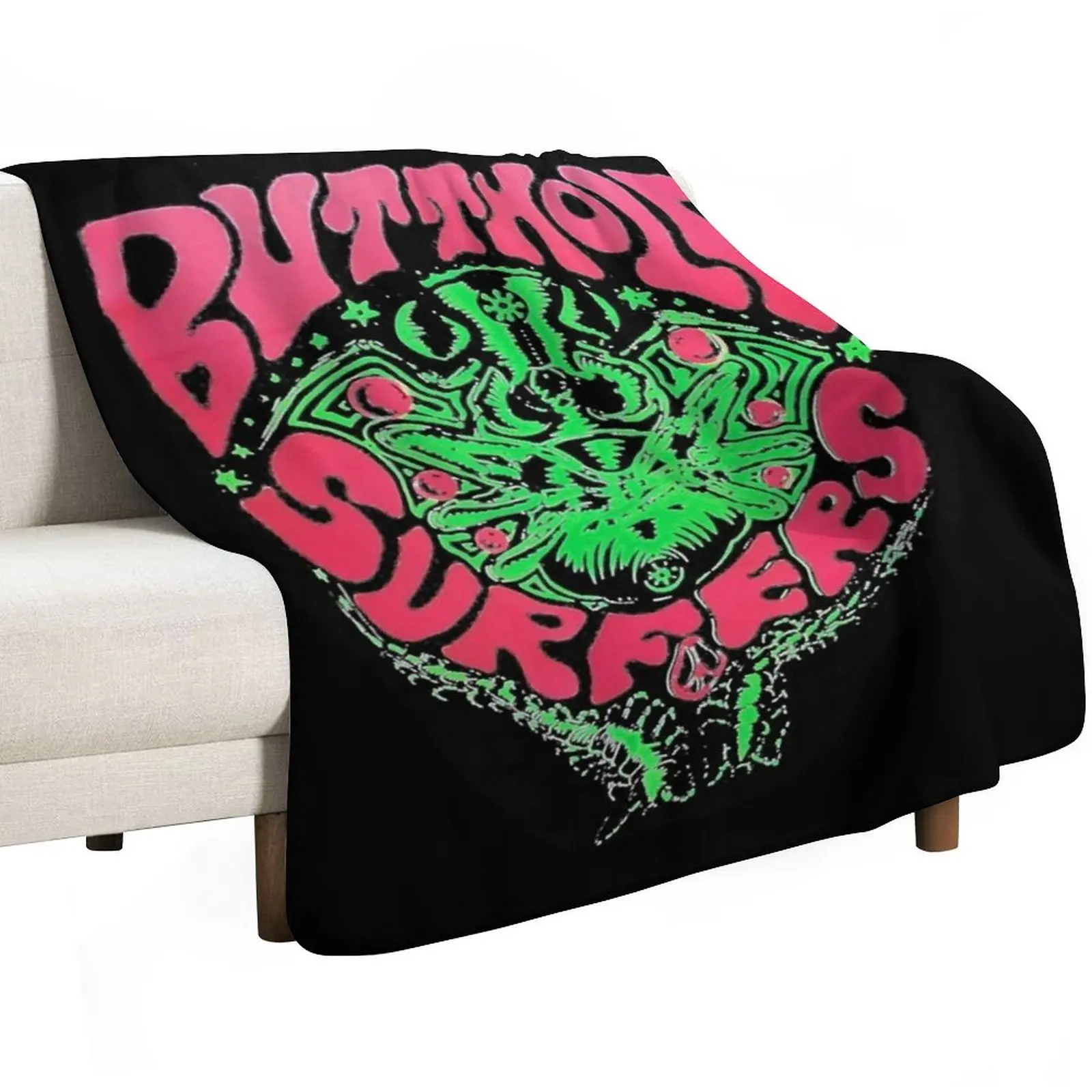 Butthole Surfers Throw Blanket warm winter Decoratives Luxury Designer Camping Nap Moving Blankets