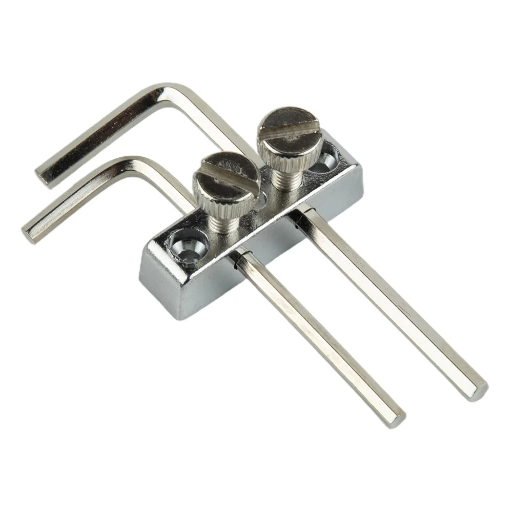 Guitar Parts Hex Wrench Holder Black Approx.23g Guitar Tremolo Silver With Wrenches 1 Set 2.5mm & 3mm High Quality