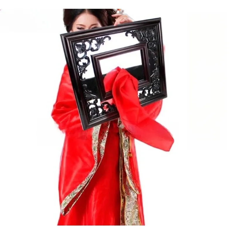 الحرير من خلال مرآة خدعة سحرية منديل من خلال الزجاج الوهم المرحلة عن قرب ماجيا للتحايل الدعامة للسحرة