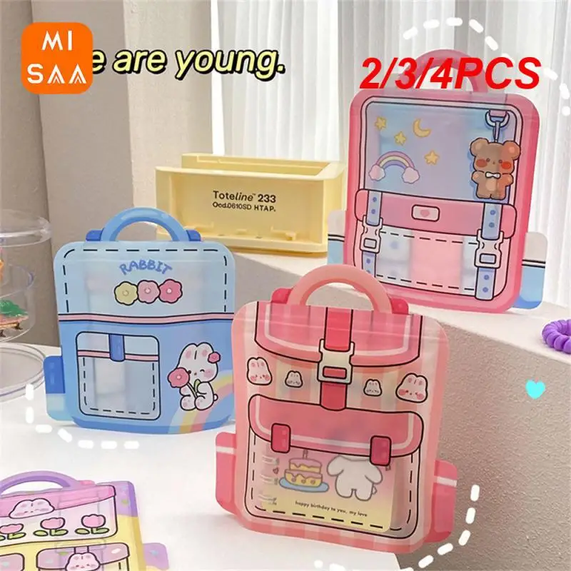 2/3/4PCS Snack Bag Cartoon Design Store Snacks Rich And Colorful Durable Birthday Party Gift Bag Sealed And Leak-proof