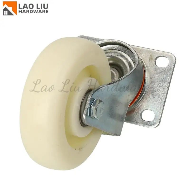 عجلة عالمية مقاس 4 بوصات من Premium Boutique - بناء نايلون منخفض الجاذبية ودعامة PP للصامتة #1