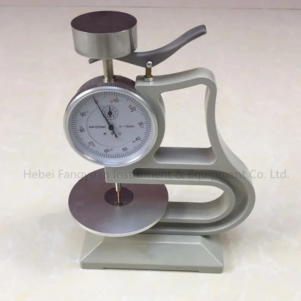 Thickness Gauge for Measuring Thickness of Vulcanized Rubber and Plastic Products
