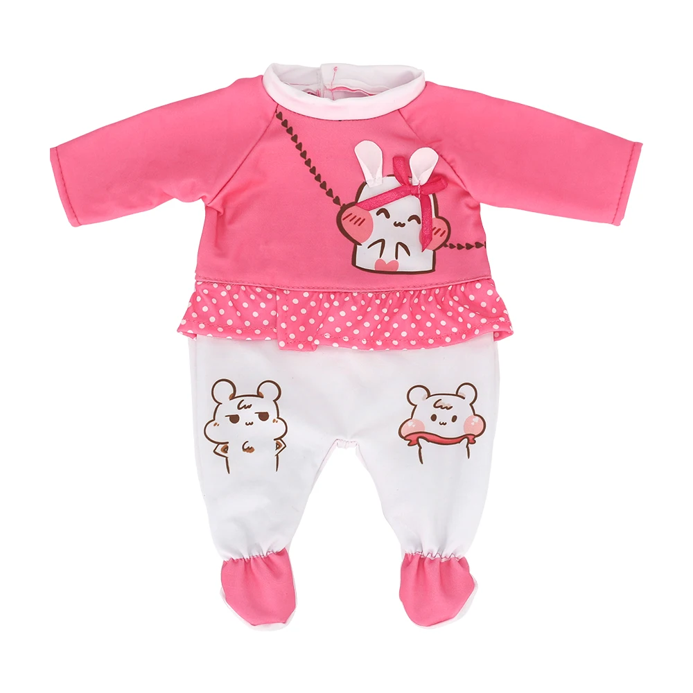 Doll Unicorn Cartoon Clothes for 17-18 Inch Doll 43cm Baby New Born Clothes 18 Inch Doll accessories Holiday And Birthday Gift