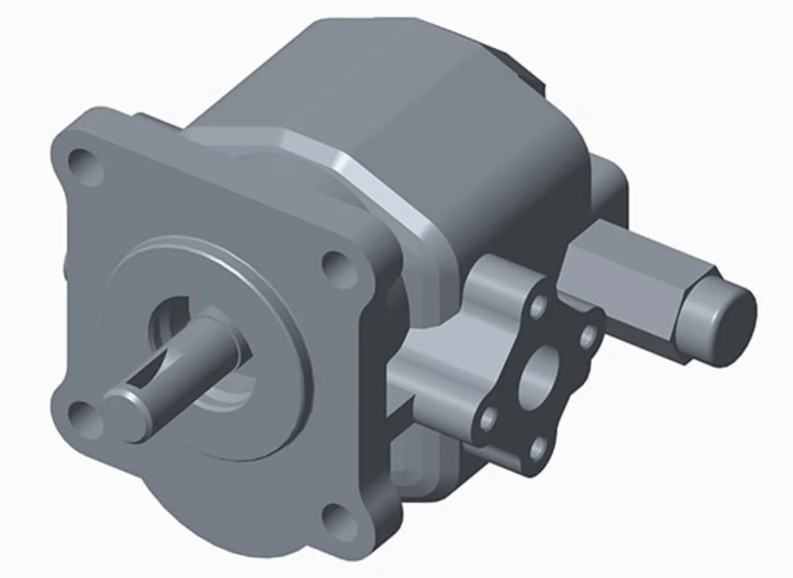 

High pressure gear pump HGP-2A series with relief valve