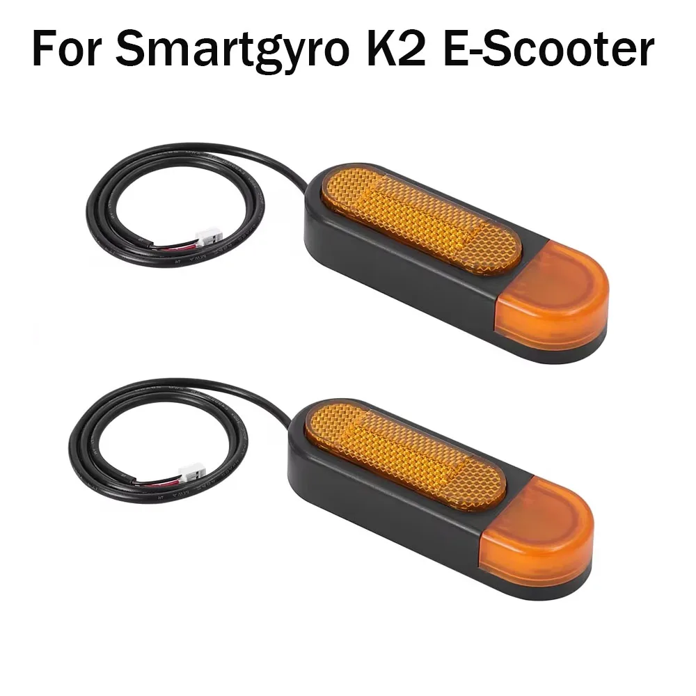 Rear Turn Signal Tail Light LED Night Decoration Reflector for Smartgyro K2 Electric Scooter Lamp With Reflective Strap Parts