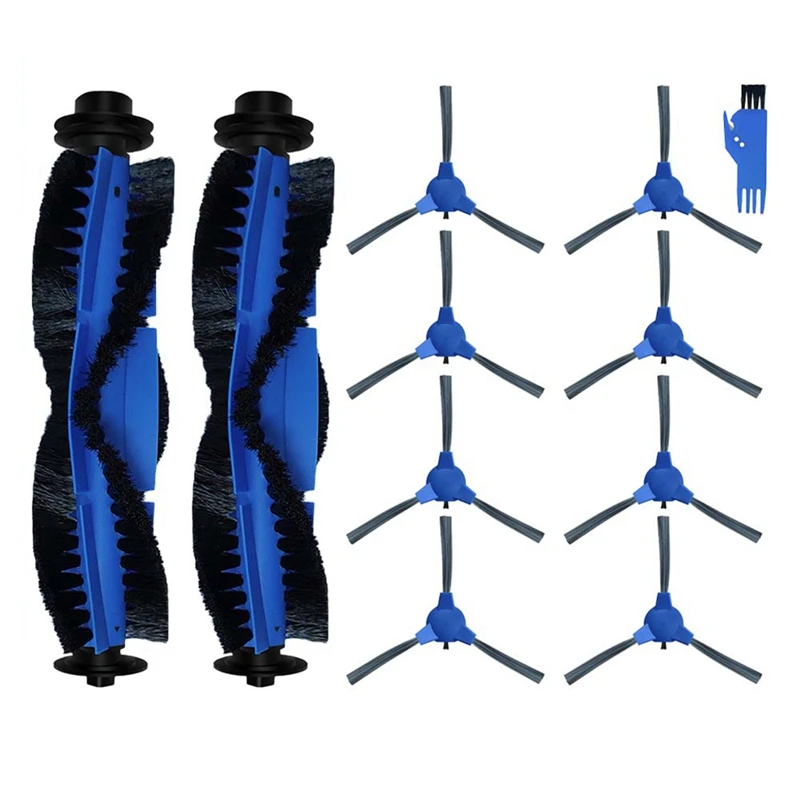 Pour Ecozy RV-SG250B Robot Aspirateur Auto Vidange Et Vadrouille ChlorRoller Brosse Principale Bord Spin Brosse Latérale Remplacement Part-A58E