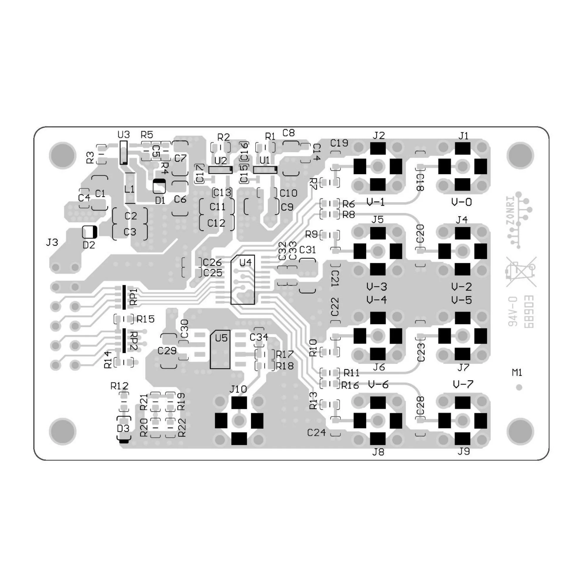 Ad5676 Entwicklungs platine 8-Kanal-16-Bit-Dac-Modul – Detail 4