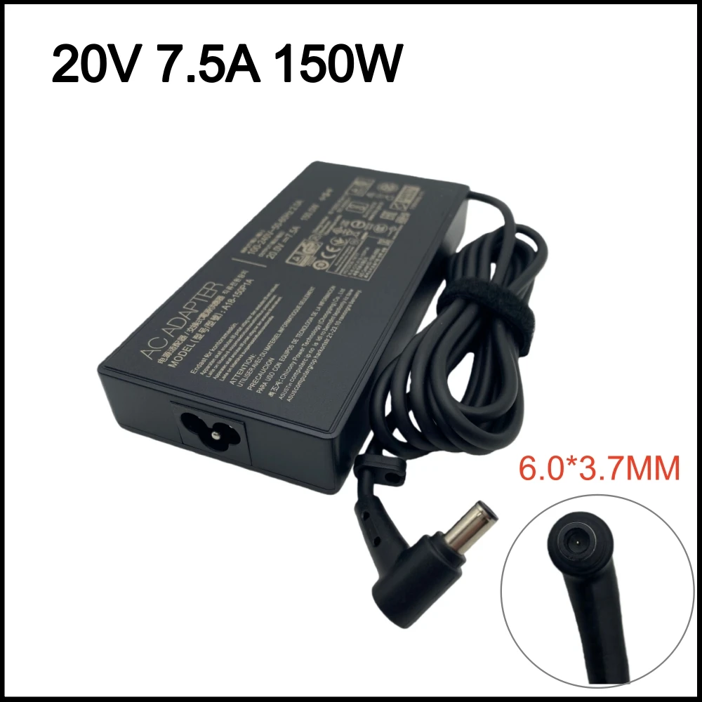 Genuine 20V 7.5A 150W AC Adapter Charger For ASUS TUF FX505D FX505DT FX505DU ROG Strix Scar III G531GD G531GT Laptop Power