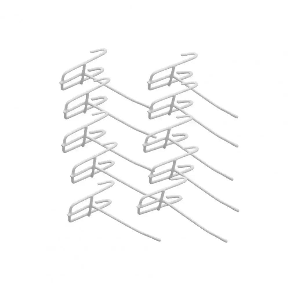 10Pcs Reusable Mesh Panel Hangers for Storage