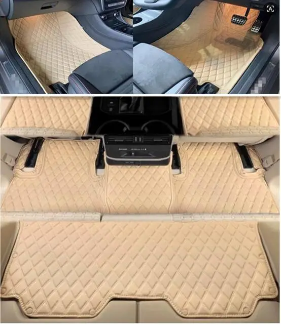 

Индивидуальные автомобильные коврики для праворульных Lexus LX 600 (7 мест, 2022-2026 гг.), высококачественные водонепроницаемые ковры для LX600 2025 года