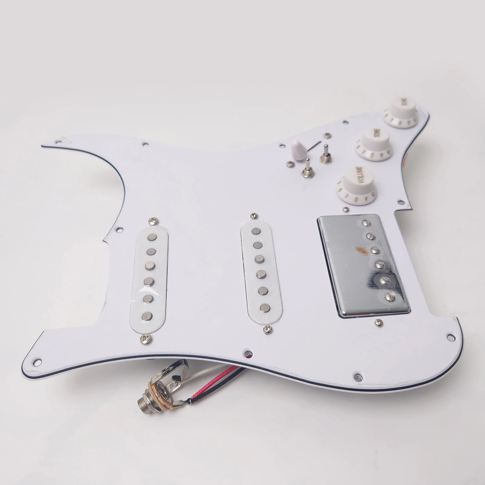 กีตาร์ Prewired โหลด Pickguard ชุด,SSH Alnico 5 Humbucker Pickups สําหรับกีตาร์ ST กีตาร์ไฟฟ้าเปลี่ยนชิ้นส่วน