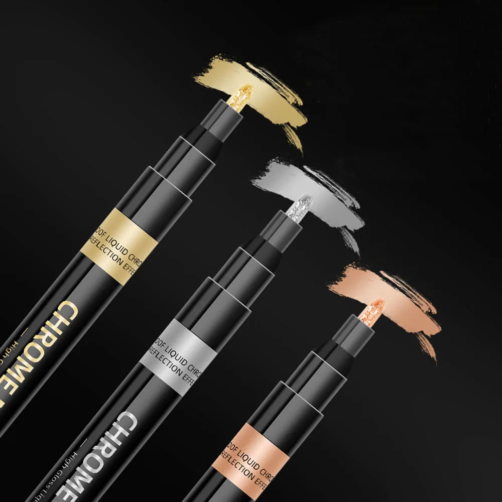 Chrome Marker Pen 0.7/1/2mm DIY Reflective Paint Pen Color Markers Gold Silver Copper Marker Car Paint Repair Pen Art Painting
