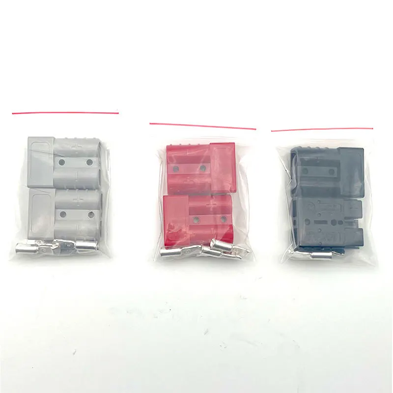 2PCS 50Amp Power Battery Quick Connect Charging Style Plug Connector DC Power Tool Motorcycle Socket Adapter Accessories