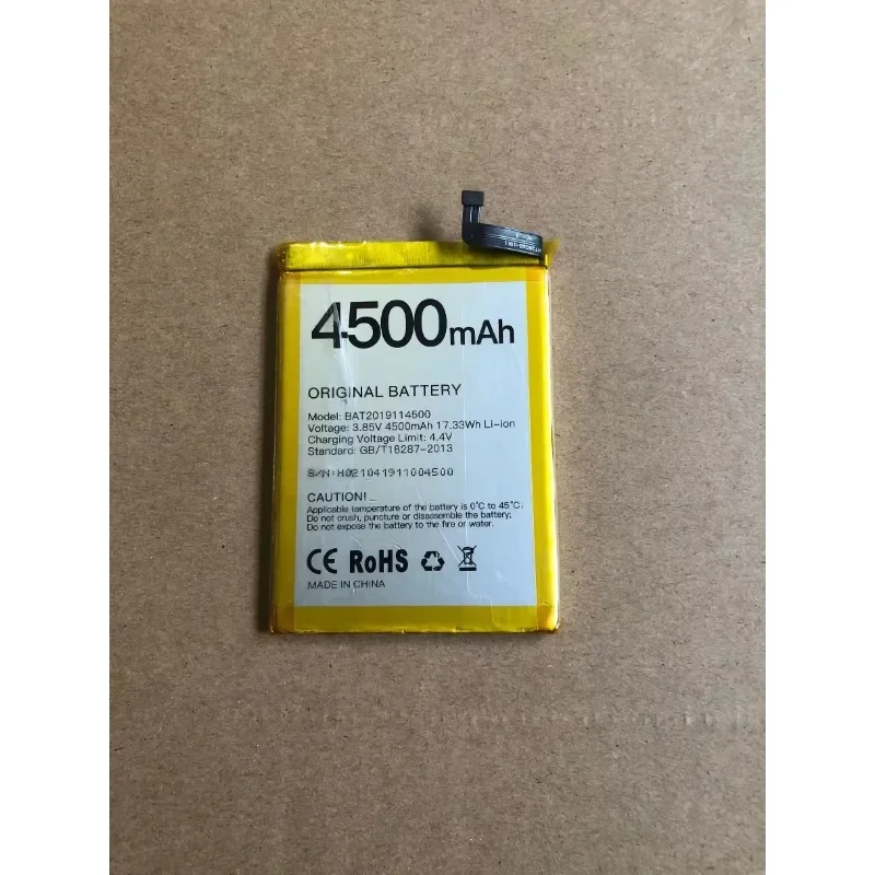 For Doogee N30 Mobile Phone Battery Bat2019114500 Battery Battery 4500MAh