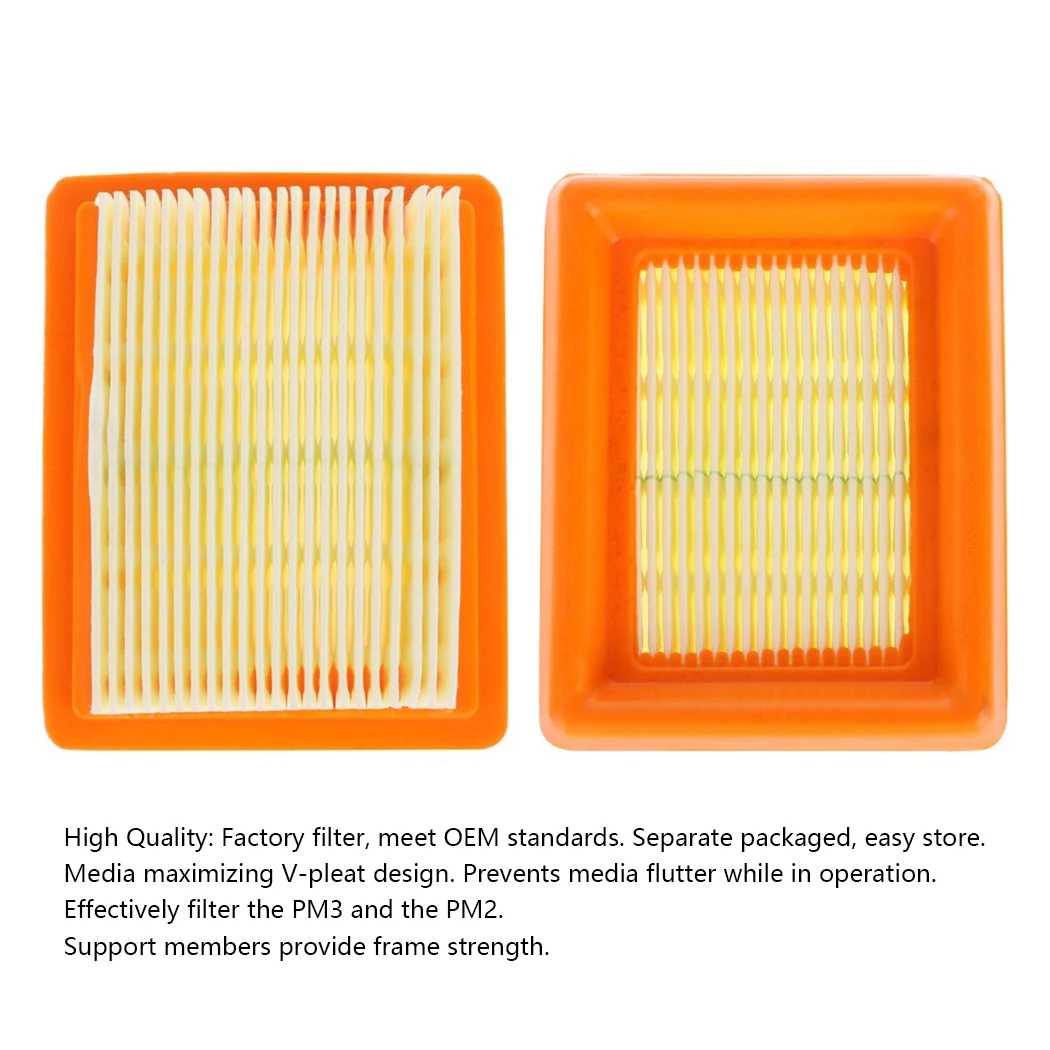 XCAN 10pcs Air Filter Cleaner For STIHL FS120 FS200 FS250 FS300 FS350 FS400 FS450 Trimmer Chainsaw