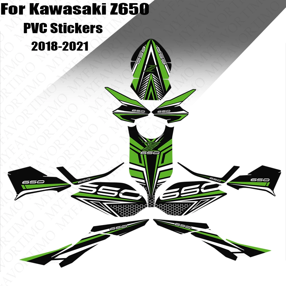 

Tank Pad 3D Stickers For Kawasaki Z650 Z 650 Protector Decal Kit Knee Emblem Badge Logo Fairing Protection 2018 2019 2020 2021