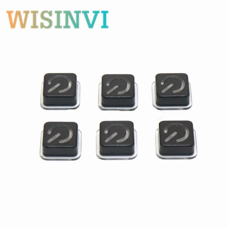 10pcs light transmission knob Square plastic switch cap Tact Switch cap circular hole inner hole aperture 3.2MM